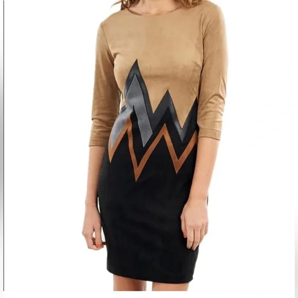 joseph ribkoff bodycon dress V-Neck Bodycon Lace Dress  Evelyne Talman